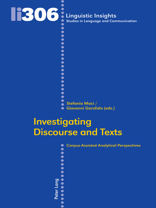 Title details for Investigating Discourse and Texts by Maurizio Gotti - Available